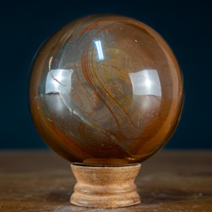 Large Very Artistic A+++ Polychrom -Jasper Sphere- 1254.61 g