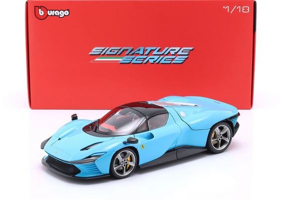 Bburago Signature Serie 1:18 - 模型運動車 - Ferrari Daytona SP3 - HQ 壓鑄模型，附 4 個開口