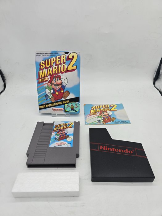 Nintendo, Classic NES-MW-FRA PAL B Game 1ST Edition Super Mario Bros 2 - Nintendo NES 8BIT - Joc video - În cutia originală