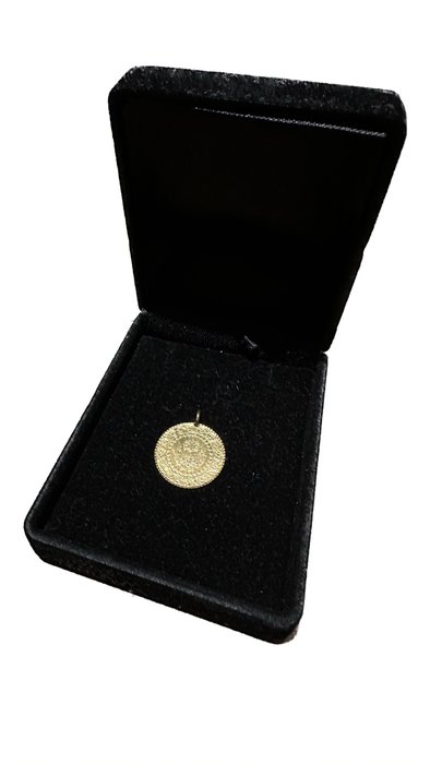 Fără preț de rezervă - Pandantiv monedă Aur galben 