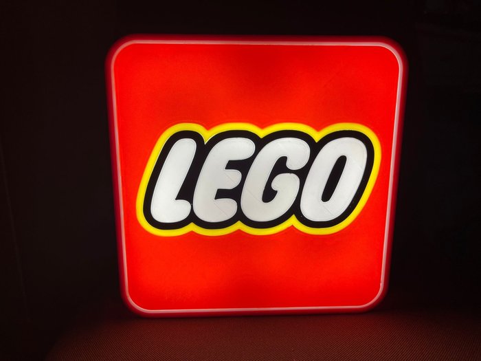 Lego - Opplyst skilt - Plast