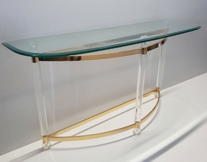 Console table - 安慰 - 玻璃, 金屬