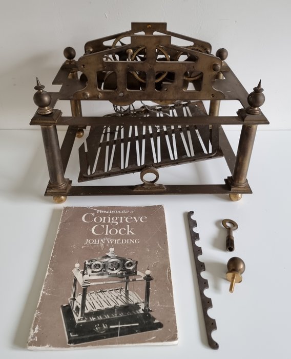 Klokonderdelen - Congreve rolling ball clock, Origineel - Messing - 1850-1900