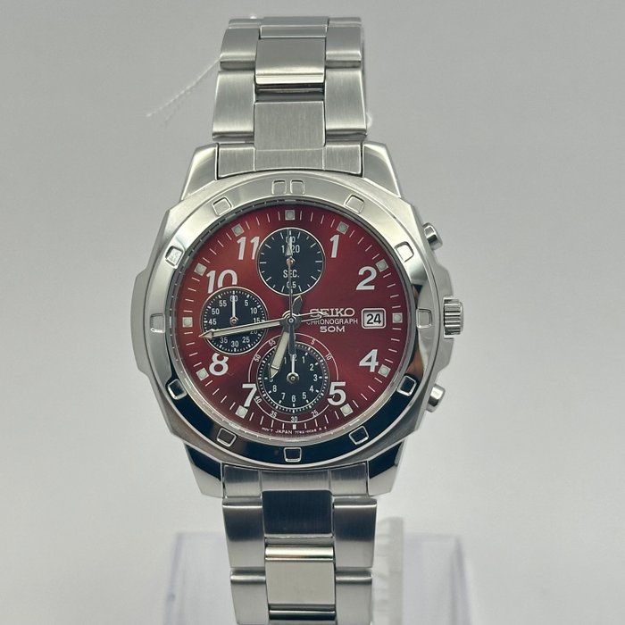 Seiko - 沒有保留價 - 男士 - 計時碼錶紅色錶盤 - 7T92-0CA0 - 2011 年至今