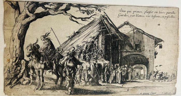Salomon Savery (1594-1678), da Jacques Callot - Bohémiens l’Avanguardia - la sosta degli  zingari, nomadi