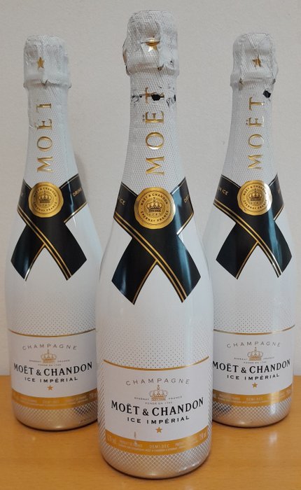 Moët & Chandon - Moët & Chandon, Ice Imperial - Champagne Demi-Sec - 3 Bouteilles (0,75 L)