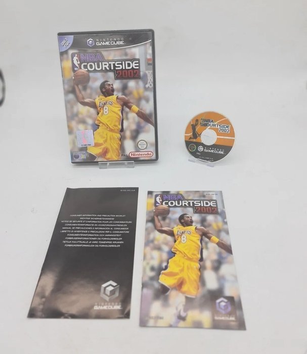 Nintendo - GC Gamecube - NBA COURTSIDE 2002 - Limited Edition - Rare Zelda booklet - PAL - Video game - In original box