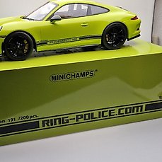 Minichamps 1:12 – Modelauto – Porsche 911 R 2016 – Ring police – 1 of 200 pieces