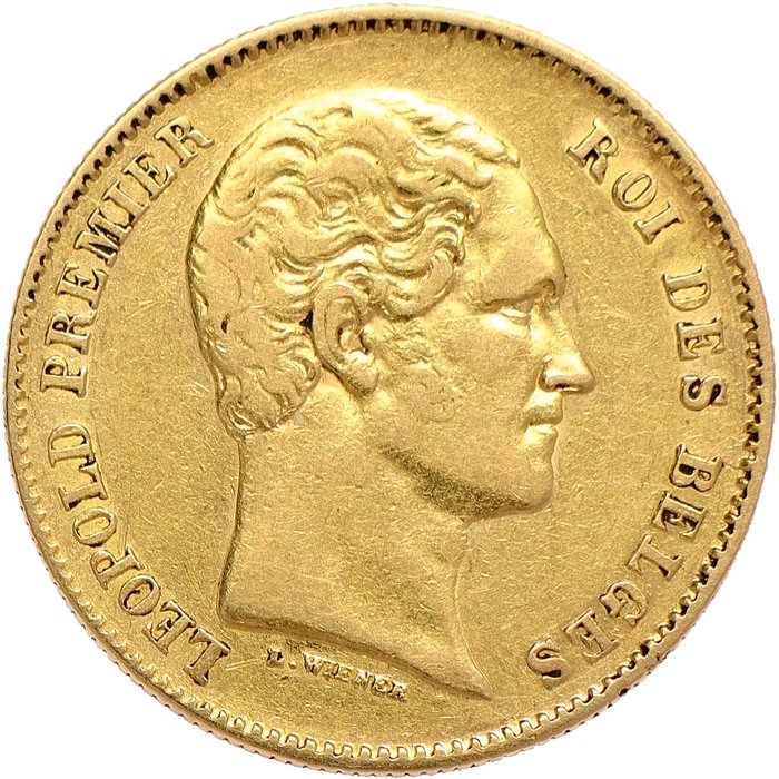 比利时. Leopold I (1831-1865). 25 Francs 1848 - SCARCE date