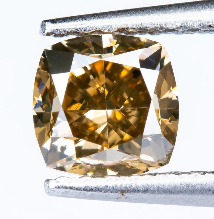 Diamond - 1.01 ct - Φυσικό Fancy Έντονο Πρασινοκίτρινο - I1 *NO RESERVE*