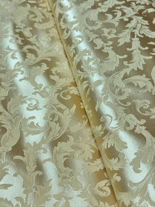 Luxuoso tecido veneziano San Leucio ouro ramages - Têxtil - 700 cm - 170 cm