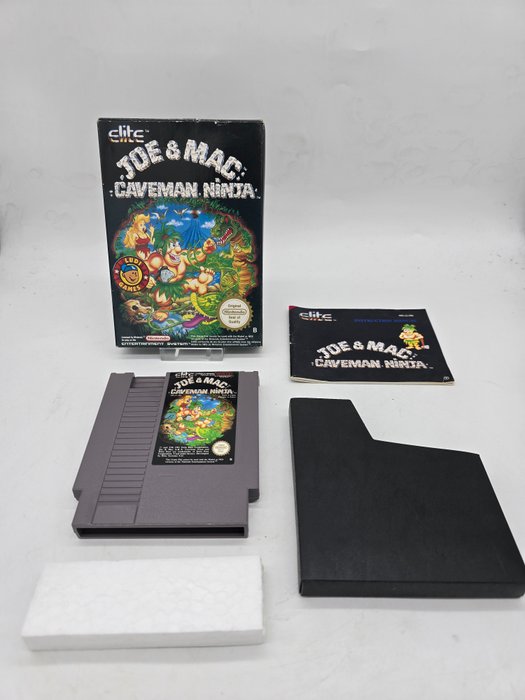 OLD STOCK Classic NES-FRA PAL B Game 1ST Edition JOE & MAC CAVEMAN NINJA - Nintendo NES 8BIT Fra Edition - Videojáték - Eredeti dobozban