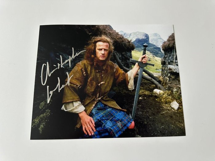 Highlander (1986) - signed by Christopher Lambert as Connor MacLeod