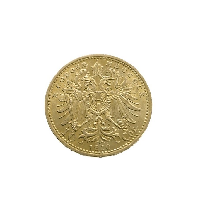 奥地利. 10 Corona 1910 Franz Joseph I