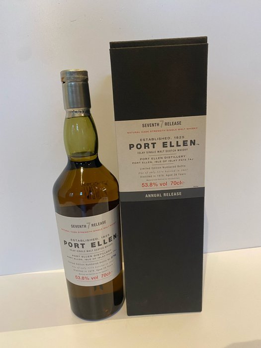 Port Ellen 1979 28 years old - 7th Release - Original bottling  - b. 2007  - 70厘升 - 5274 bottles