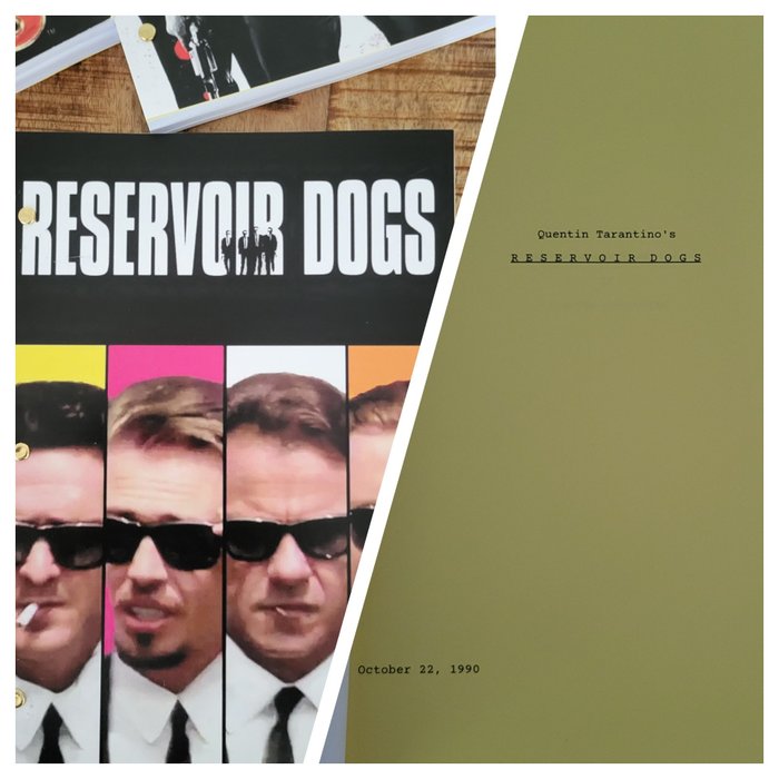 Scris caligrafic - Quentin Tarantino - Reservoir Dogs / Screenplay / Quentin Tarantino / - 1990