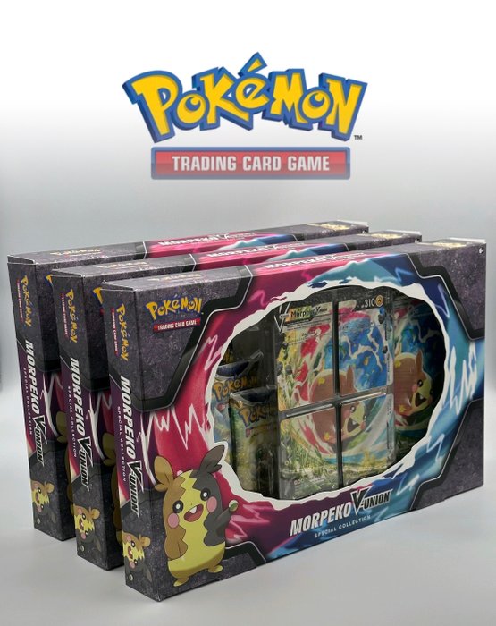 Pokémon TCG - Box - 3x Morpeko V-Union Special Collection - 2022