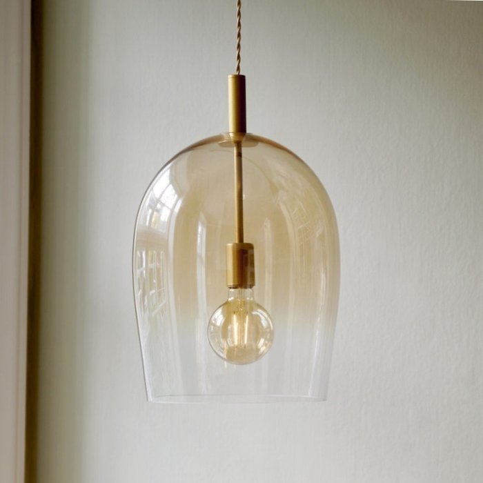 Nordlux - Lampă suspendată - UMA 30 - Aur - Metal, Sticlă