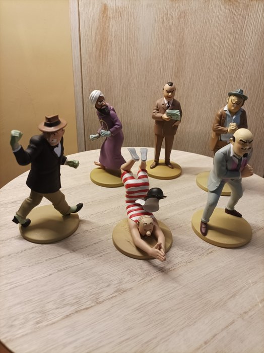 Ensemble de 6 figurines Moulinsart - La collection officielle - Tintin