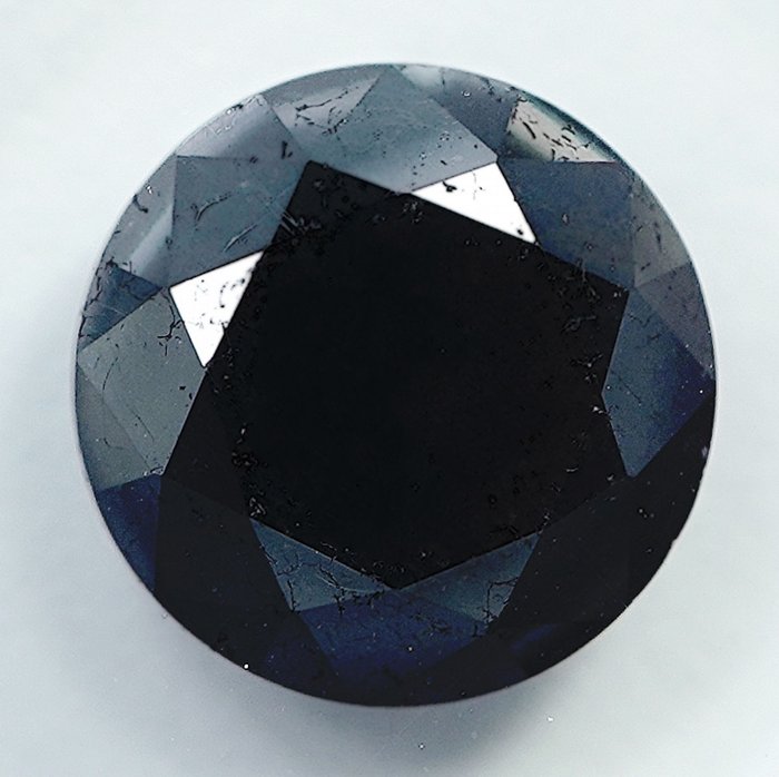 Diament - 1.96 ct - brylantowy - Black - N/A