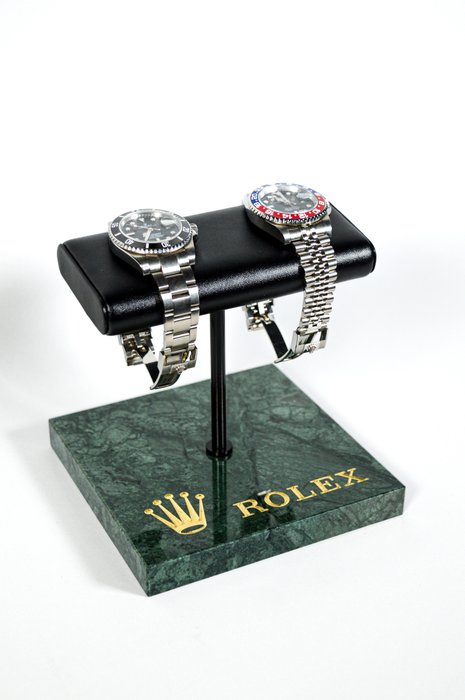 Rolex Watch stand Marble Green Guatemala