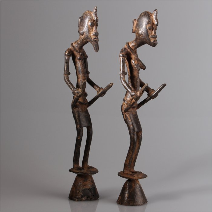 Statuetă - Cuplul Senufo - Coasta de Fildeș