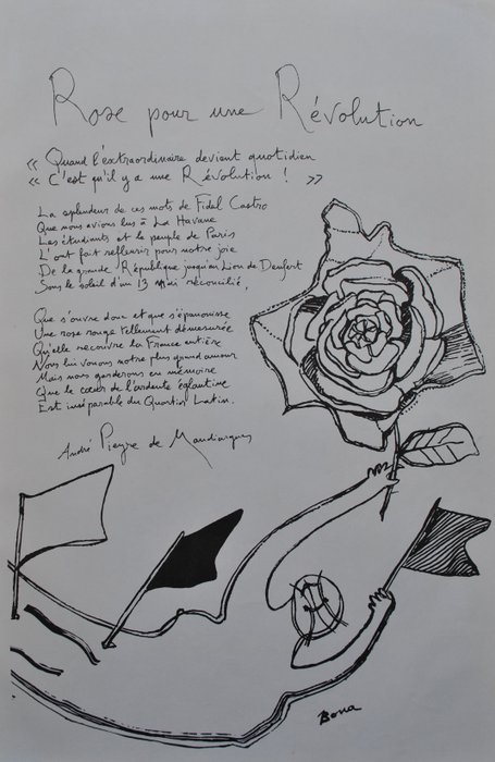 Bona de Mandiargues (1926-2000) - Mai 1968 : Rose révolutionnaire