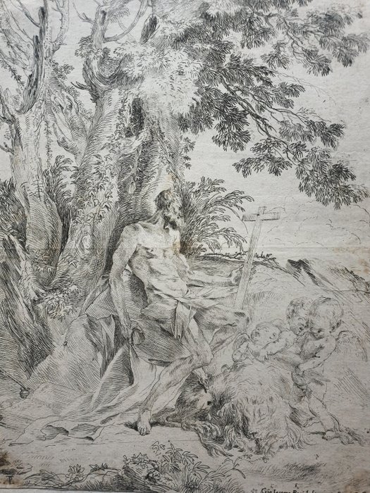 Pietro Testa (1612-1650) - St, Jerome