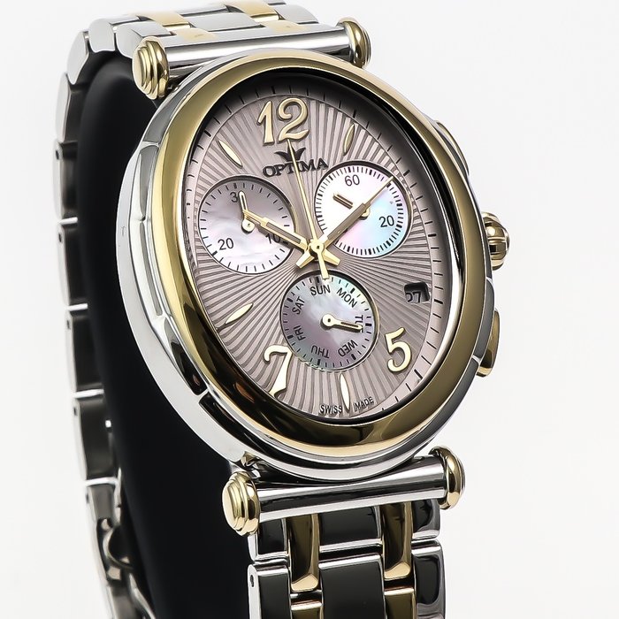 Optima - Swiss made chronograph - OSC337-SG-1 - Ohne Mindestpreis - Damen - 2011-heute