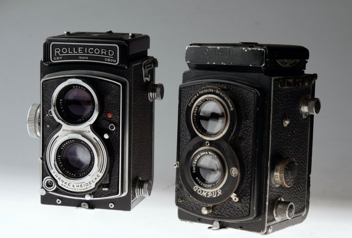 Rollei Rolleiflex & Rolleicord Twin lens reflex camera (TLR)