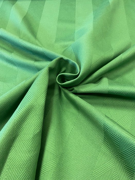 華麗的翠綠色花式布料 - 室內裝潢織物  - 500 cm - 140 cm