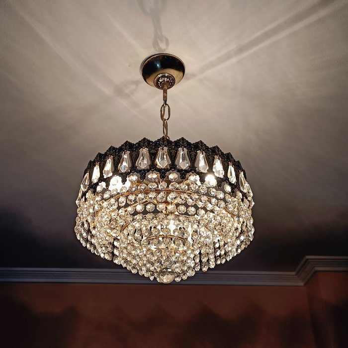 Ceiling lamp - Crystal, Metal
