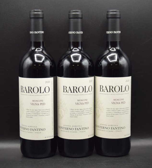2020 Conterno Fantino, Mosconi - Vigna Ped - Barolo - 3 Bottles (0.75L)