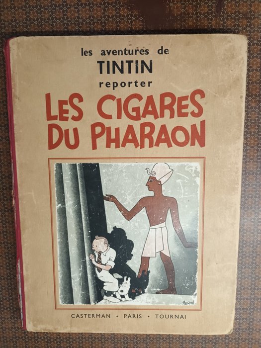 Tintin T4 - Les Cigares du Pharaon (A6) - C - N&B - 1 Album - 1938