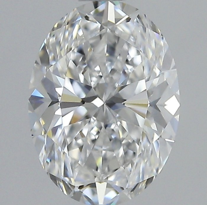 1 pcs 鑽石 - 1.00 ct - 橢圓形 - D (無色) - 無瑕疵的, Ex Ex