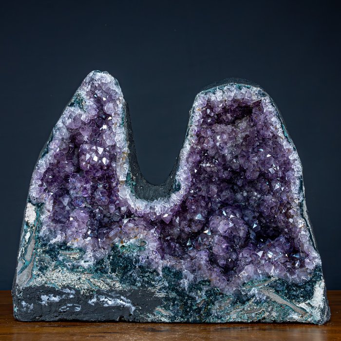 天然紫水晶和瑪瑙雙胞胎 烏拉圭德魯茲人- 22419.37 g