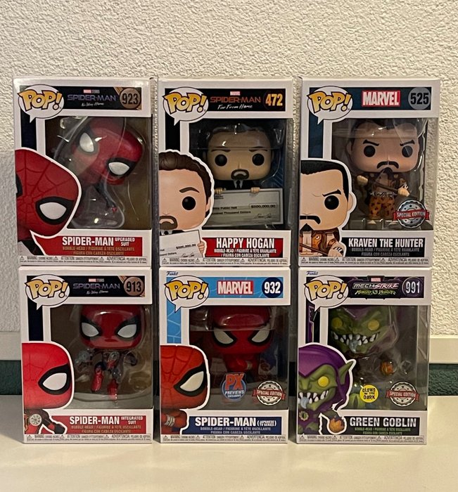 Funko  - 娃娃 Spider-Man set of 6 Pops - 2020年及之后 - Vietnam