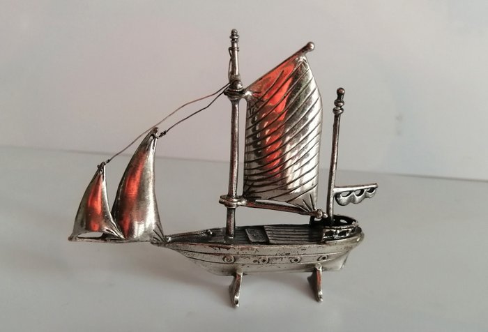 Veliero - Miniature figure - Silver, 925