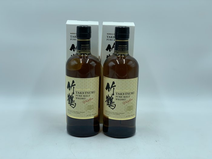 Taketsuru - Pure Malt - Nikka  - 70 cl - 2 flaschen