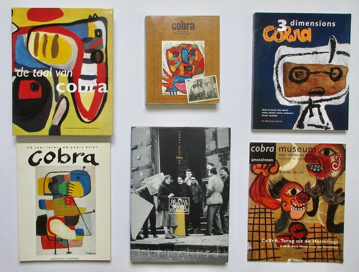 Willemijn Stokvis e.a. - Lot with 5 books on Cobra + extra - 1985-2004