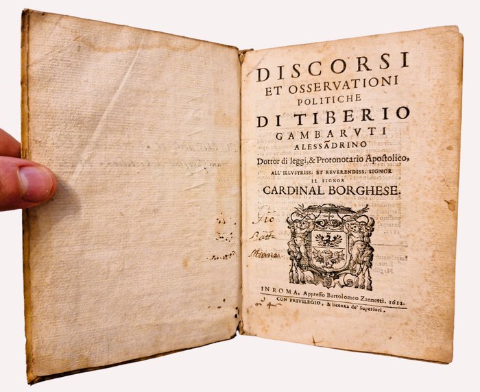 Gambaruti - Discorsi et Osservationi Politiche - 1612