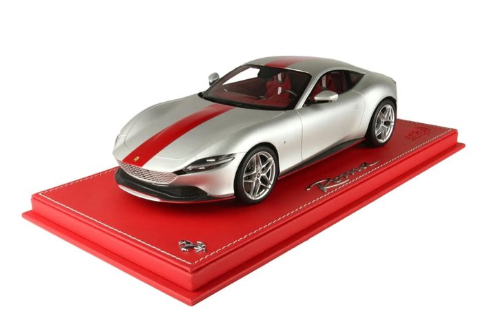 BBR 1:18 - 1 - Machetă mașină sport - Ferrari Roma - Versiune specială personalizată - 30 de ani de Ferrari în China