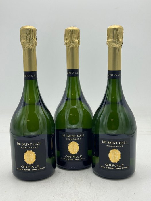 2012 De Saint Gall "Orpale" Blanc de Blancs - 香檳 Grand Cru - 3 瓶 (0.75L)