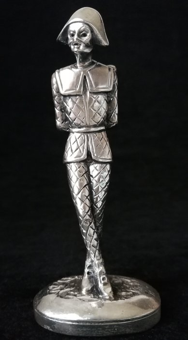 Figur - Arlecchino - Silber