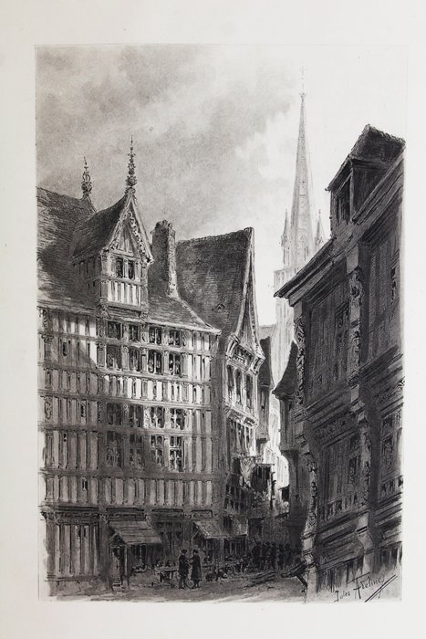 F. De Mély & Jules Adeline - Maisons Normandes - 1889