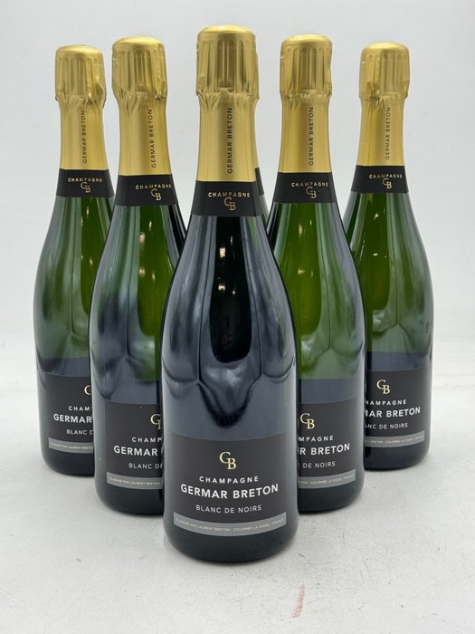 Germar Breton, Blanc de Noirs - Champagne Brut - 6 Flaschen (0,75 l)