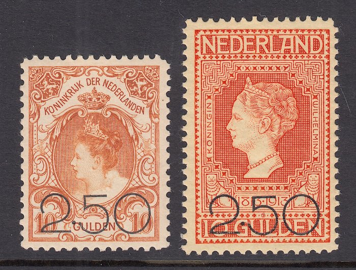 荷蘭 1920 - 清關問題 - NVPH 104/105