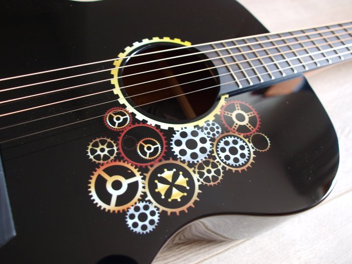 Lag - Tramontane WINGS of Metal Auditorium Graphic Collection -  - Guitare acoustique