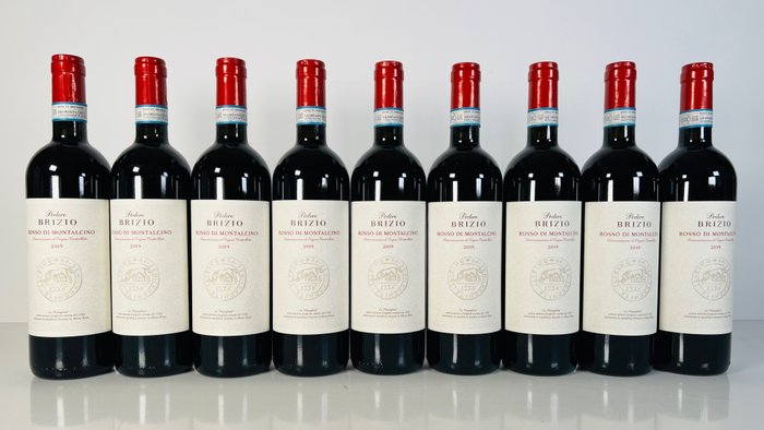 2019 Podere Brizio - 罗索·迪·蒙塔尔奇诺 DOC - 9 Bottles (0.75L)