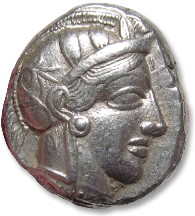 Attique, Athènes. Tetradrachm 454-404 B.C. - beautiful high quality example of this iconic coin -